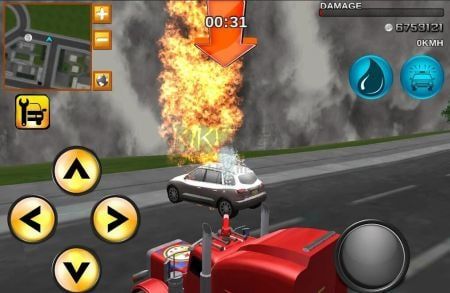 疯狂的消防员司机安卓版 ：v1.5 